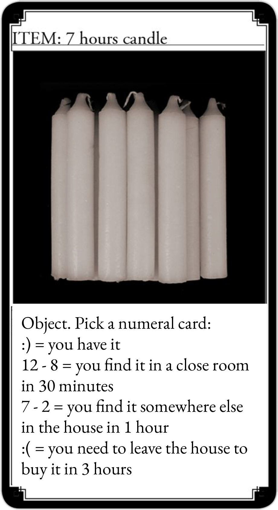 7 days candles